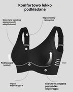 😍【Zestaw 4 szt.】Bezszwowy biustonosz bez fiszbin dla kobiet ❤️【40–95 kg】