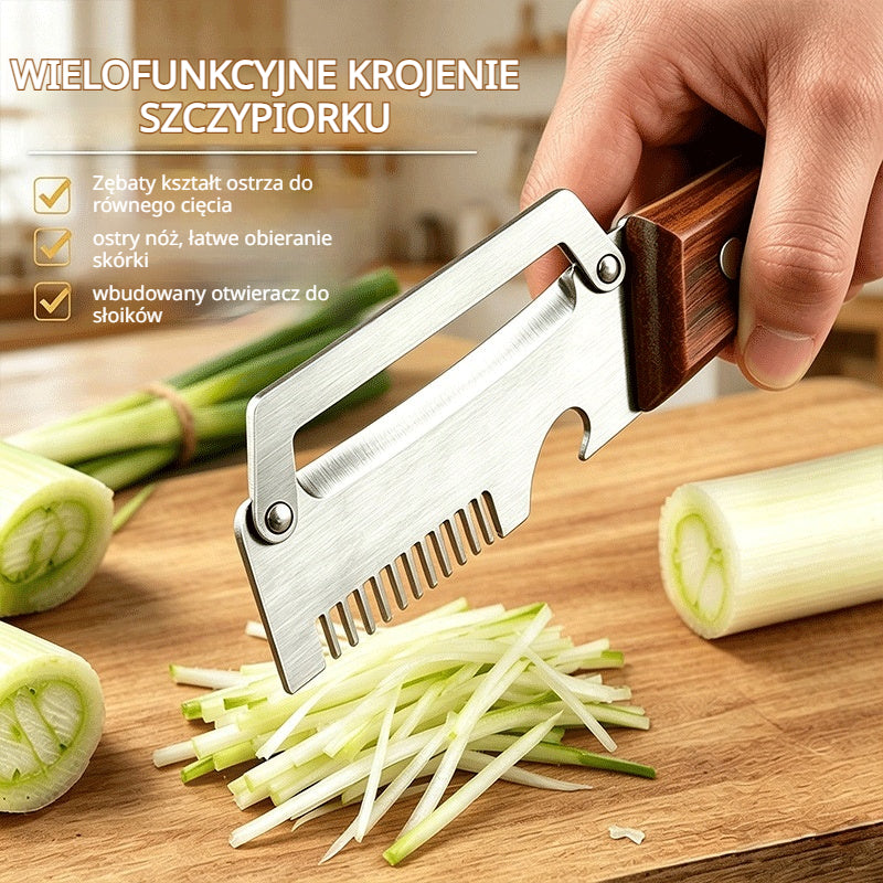 🔥Kup 1, a drugi otrzymasz gratis (2 sztuki)🧅🔪 Wielofunkcyjna obieraczka kuchenna 3 w 1: obiera, szatkuje warzywa, kroi mięso i otwiera butelki