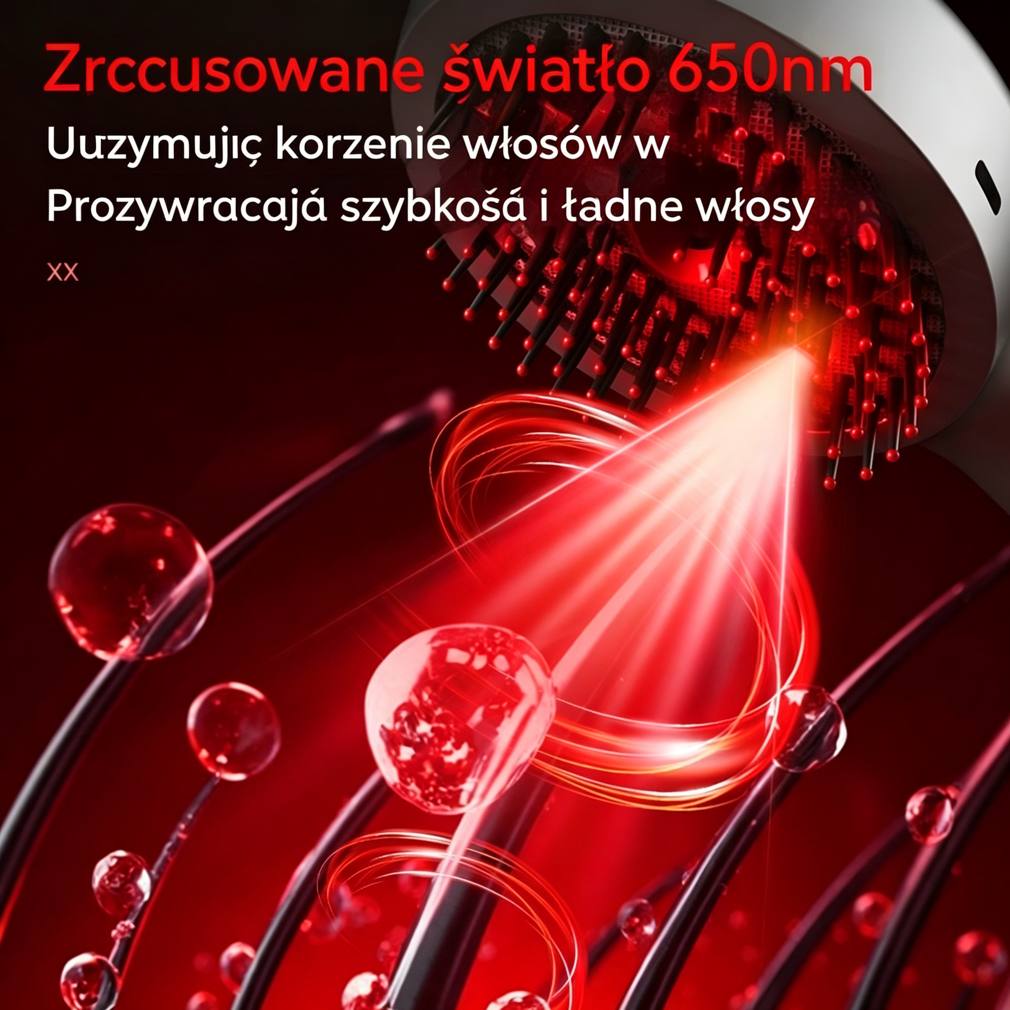 💆‍♀️Grzebień masujący z funkcją spryskiwania relaksuje skórę głowy, nadaje się do stylizacji i pielęgnacji włosów w domu, a także posiada funkcję masażu wibracyjnego.