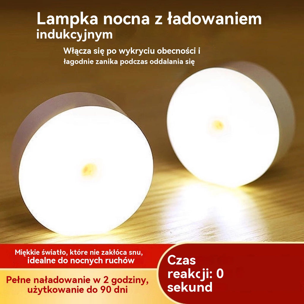 🏡【Kup 4, otrzymaj 4】💡Inteligentne światło LED wykrywające ruchy ciała człowieka, łatwe do ładowania i praktyczne