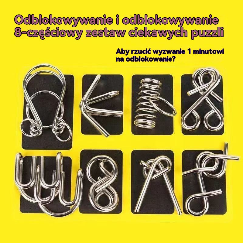 👦 💡【Oferta specjalna na zabawki ograniczona czasowo】🎁Dječje edukativne igračke, kopča za inteligenciju.Ucz się bawiąc, ćwicz mózg