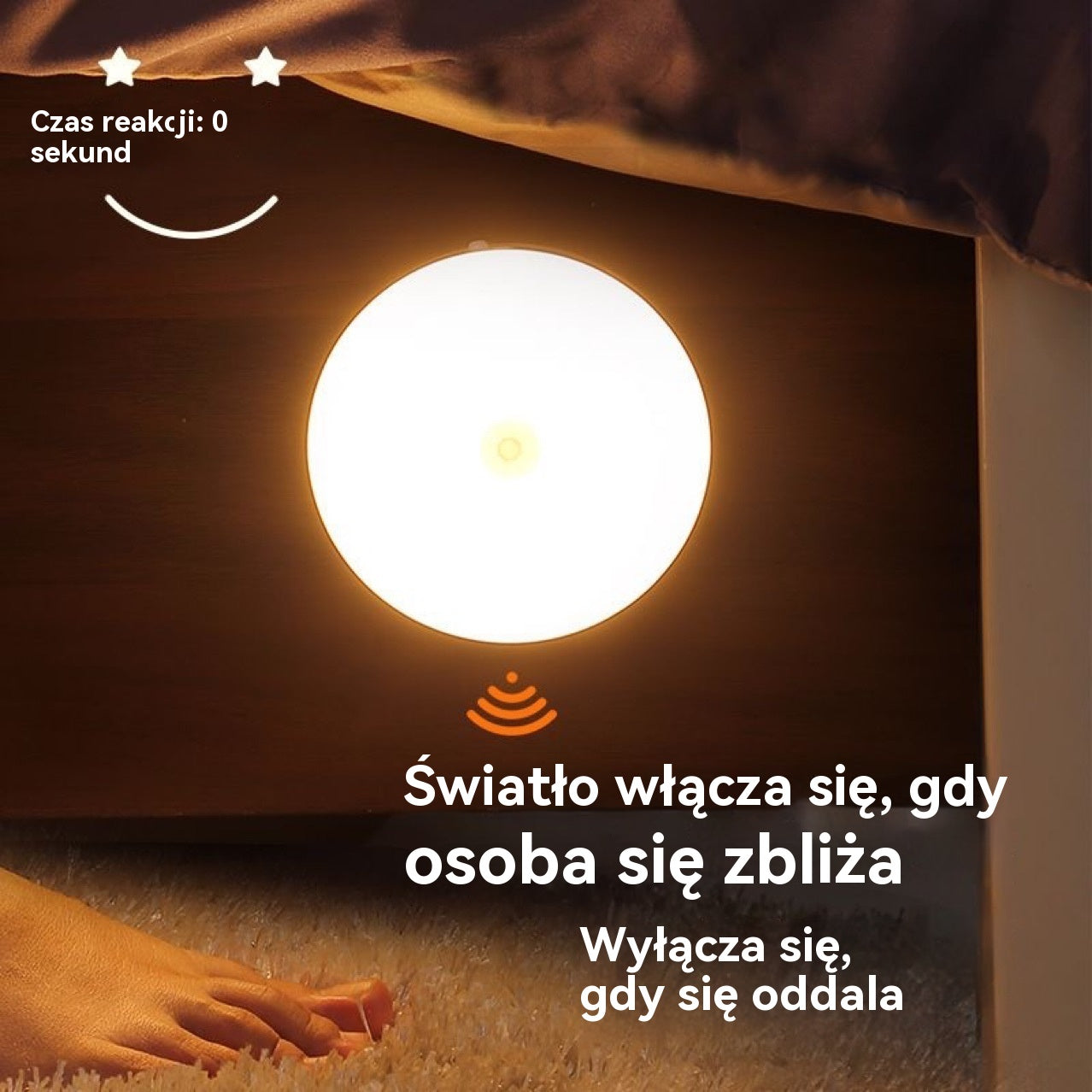 🏡【Kup 4, otrzymaj 4】💡Inteligentne światło LED wykrywające ruchy ciała człowieka, łatwe do ładowania i praktyczne
