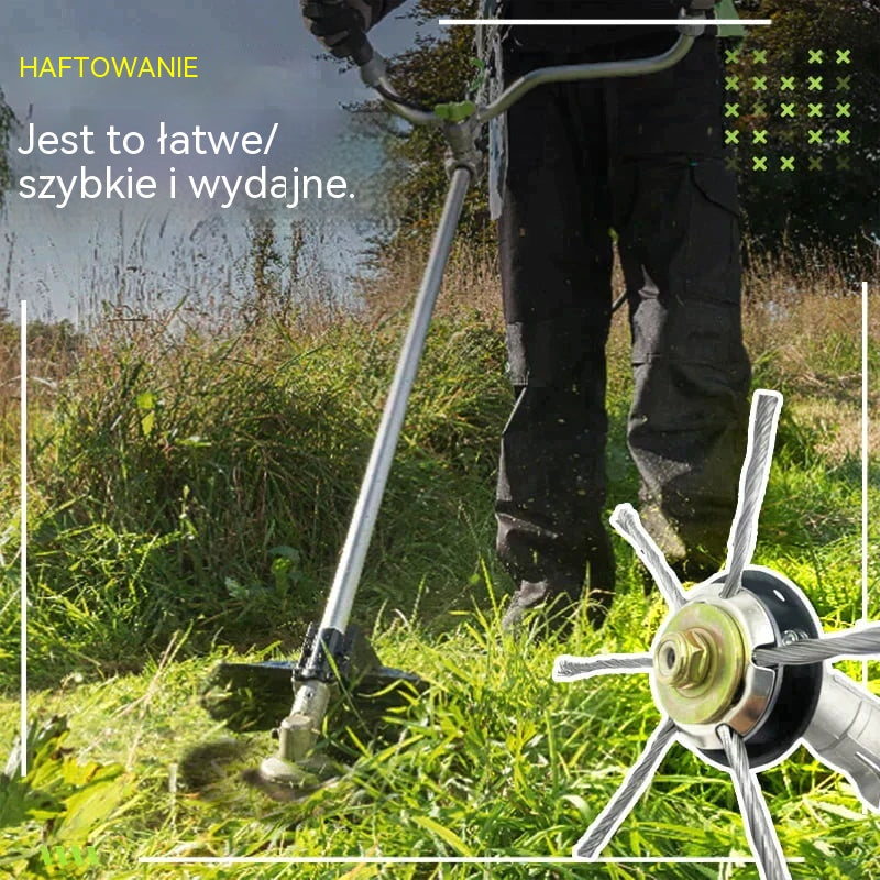 🔥✨【Kup 1, a drugi dostaniesz gratis: 2 sztuki】🔥 Wymienna głowica tnąca do kosiarki/podkaszarki - stalowa głowica tnąca do koszenia trawy