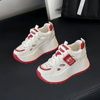 👟Wzrost o 6 cm! Damskie buty na platformie, lekkie i oddychające.