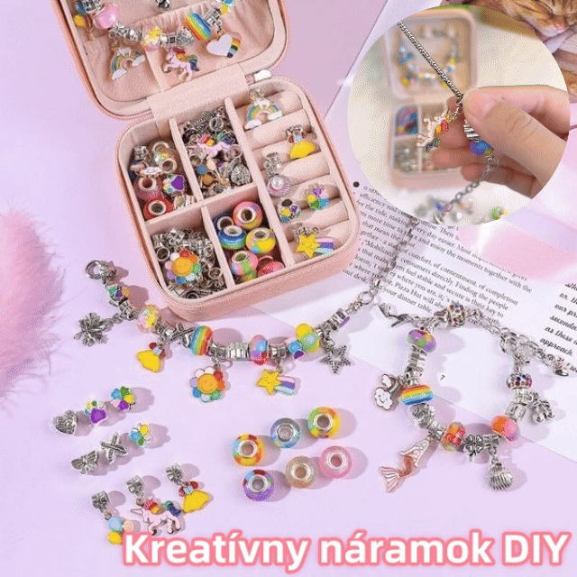 🔥【Kup jeden, a drugi dostaniesz gratis】❀✨Zestaw bransoletek dla dzieci z motywem kreskówek, kreatywna, ręcznie robiona biżuteria