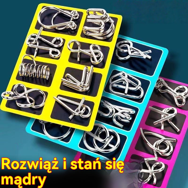 👦 💡【Oferta specjalna na zabawki ograniczona czasowo】🎁Dječje edukativne igračke, kopča za inteligenciju.Ucz się bawiąc, ćwicz mózg