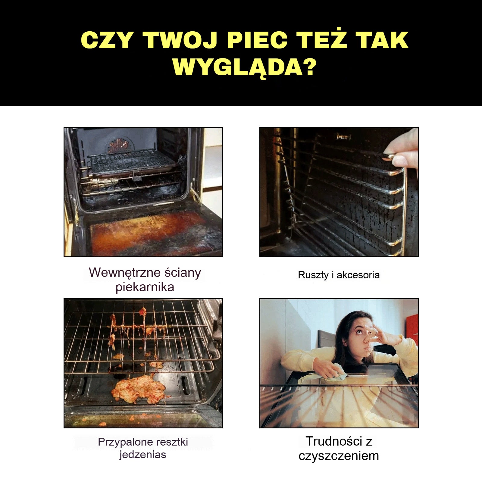 【Wyprzedaż likwidacyjna ⚡】🧼 Wysokowydajny spray do czyszczenia piekarników i grilli: łatwo usuwa tłuszcz i resztki jedzenia — bez szorowania!