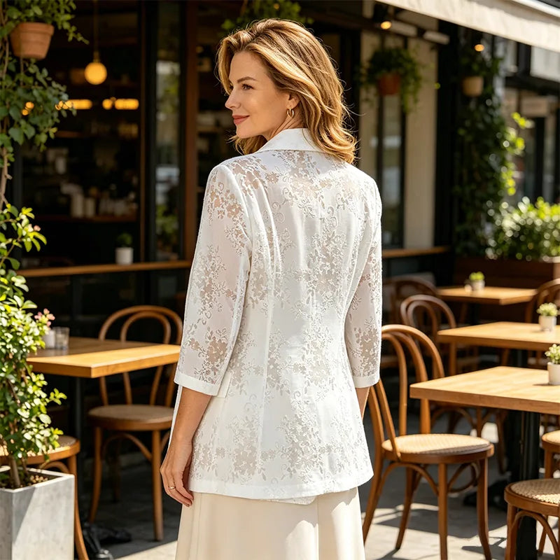 ✨👚Nowy model 2026: 🔥Cienka kurtka z ochroną przeciwsłoneczną i rękawami ¾. Szykowny element, który dopełni każdą stylizację!Pasek podkreślający talię
