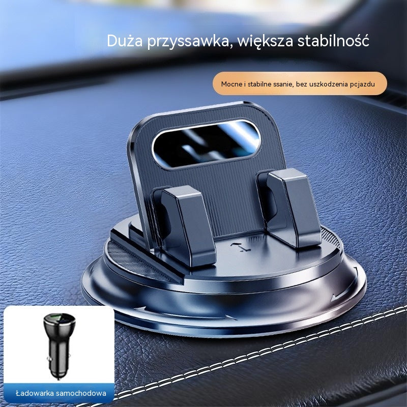 🎯50% ZNIŻKI NA WSZYSTKO! Obrotowy uchwyt na telefon – stabilny montaż na desce rozdzielczej, antypoślizgowa guma o wysokiej przyczepności 🧭🔄 【Gwarantowana jakość】