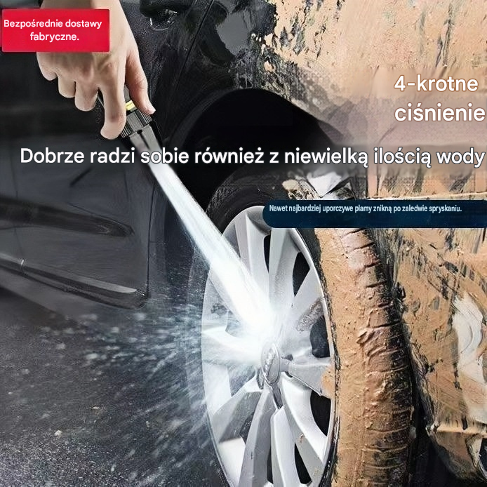 🚿 🔥Ostatni dzień oferty specjalnej! 🔥💧 Pistolet na wodę wysokociśnieniowy: do mycia samochodu, prac ogrodniczych, 10 razy większe ciśnienie, wiele funkcji ⚡