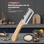 ✅【Kup 1, otrzymaj 1 gratis!】🧅🔪 Wielofunkcyjna obieraczka kuchenna 3 w 1: obiera, kroi i otwiera butelki!