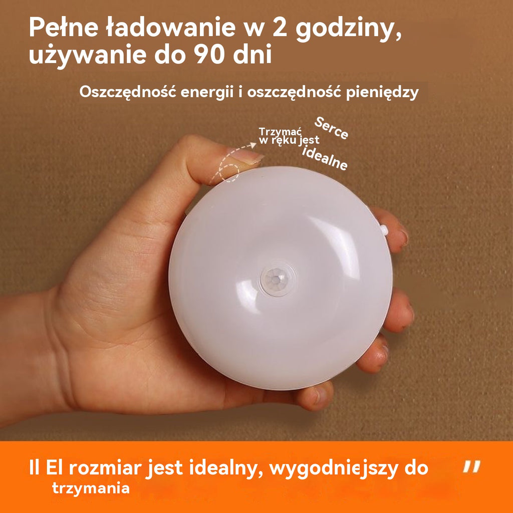 🏡【Kup 4, otrzymaj 4】💡Inteligentne światło LED wykrywające ruchy ciała człowieka, łatwe do ładowania i praktyczne